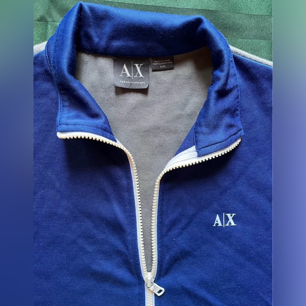A|X Men’s Colorblock Track Jacket - Picture 2 of 4